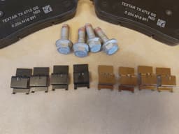 MERCEDES-BENZ OE NEW Mercedes GLS GLE Coupe W167 X167 C167 GENUINE Front TS Disk Brake Pad SET — thumbnail 2