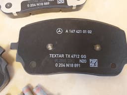 MERCEDES-BENZ OE NEW Mercedes GLS GLE Coupe W167 X167 C167 GENUINE Front TS Disk Brake Pad SET — thumbnail 4