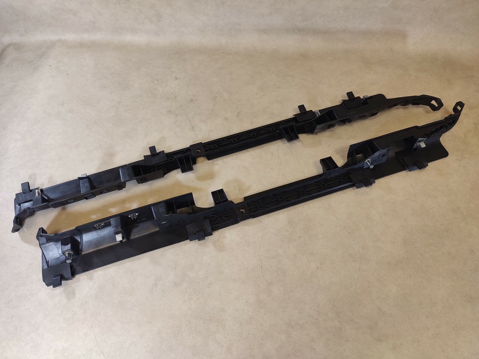 PORSCHE GENUINE PORSCHE 911 991 TURBO S Front Right & Left Door Sill Plate Bracket SET