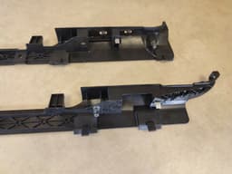 PORSCHE GENUINE PORSCHE 911 991 TURBO S Front Right & Left Door Sill Plate Bracket SET — thumbnail 6