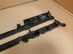 PORSCHE GENUINE PORSCHE 911 991 TURBO S Front Right & Left Door Sill Plate Bracket SET — thumbnail 2