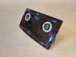 BMW BMW GENUINE Trim Poplar Wood Grain Centrer DUNKEL 5er e60 e61 LCI 51166951149 — thumbnail 2