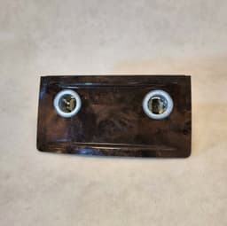 BMW BMW GENUINE Trim Poplar Wood Grain Centrer DUNKEL 5er e60 e61 LCI 51166951149 — thumbnail 1