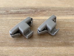 BMW BMW 6 E63 E64 GENUINE Sun Visor Bracket x2 psc Color SKY GRAY 60 — thumbnail 2