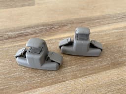 BMW BMW 6 E63 E64 GENUINE Sun Visor Bracket x2 psc Color SKY GRAY 60 — thumbnail 4