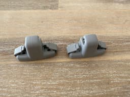 BMW BMW 6 E63 E64 GENUINE Sun Visor Bracket x2 psc Color SKY GRAY 60 — thumbnail 7