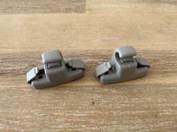 BMW BMW 6 E63 E64 GENUINE Sun Visor Bracket x2 psc Color SKY GRAY 60 — thumbnail 6