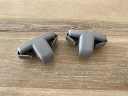 BMW BMW 6 E63 E64 GENUINE Sun Visor Bracket x2 psc Color SKY GRAY 60 — thumbnail 8
