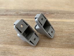 BMW BMW 6 E63 E64 GENUINE Sun Visor Bracket x2 psc Color SKY GRAY 60 — thumbnail 10