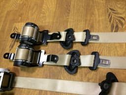 BMW BMW X5 E70 Genuine Safety Belt SET x4 psc color Beige — thumbnail 3