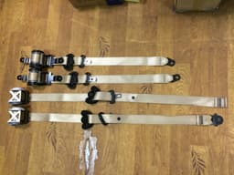 BMW BMW X5 E70 Genuine Safety Belt SET x4 psc color Beige — thumbnail 6
