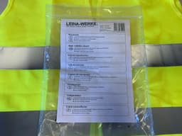 BMW Audi BMW Mini Mercedes VW OEM Warning Safety Vest Set High Visibilty Jacket — thumbnail 6