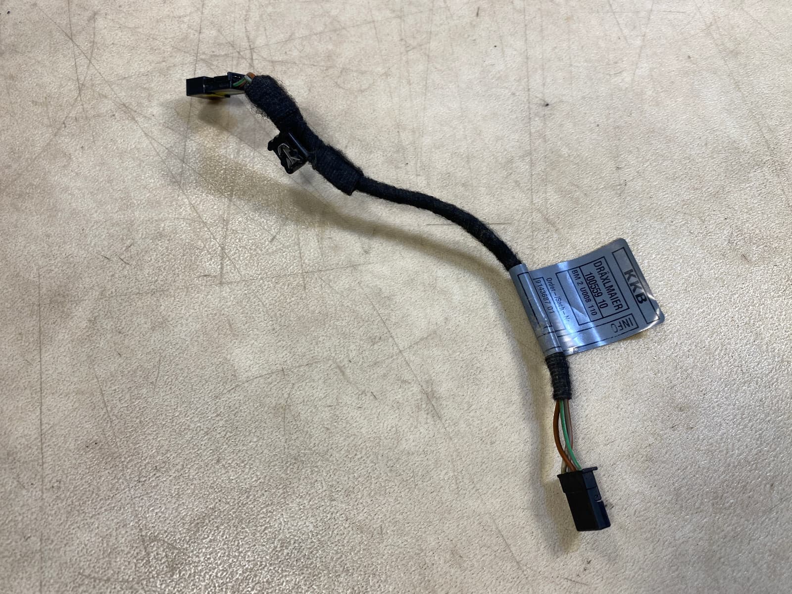 BMW GENUINE BMW X5 E70 WIRING HARNESS WIRE PLUG 9143650