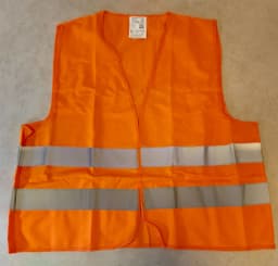 BMW GENUINE BMW Warning Safety Vest High Visibilty Jacket Orange 51419108443 — thumbnail 1