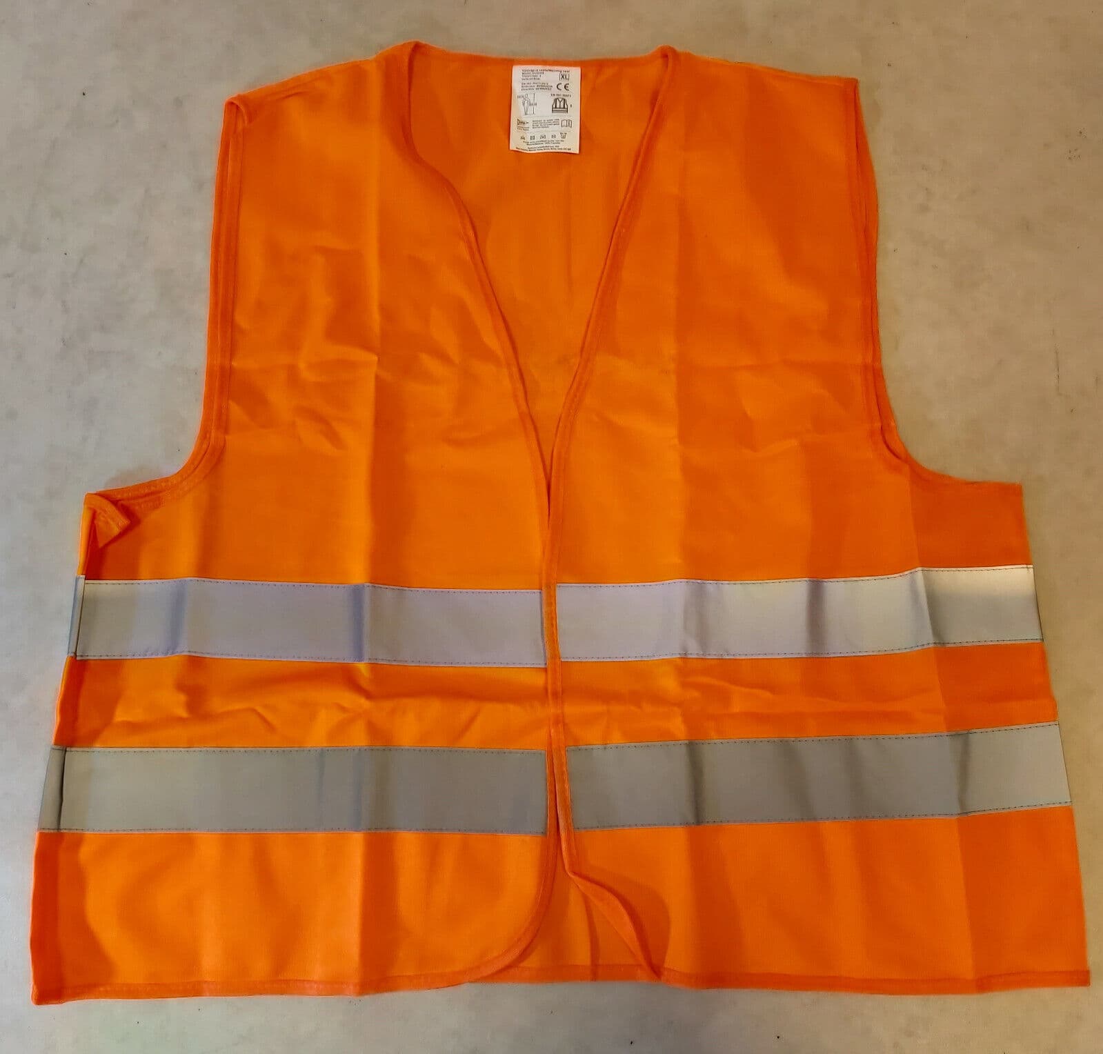 BMW GENUINE BMW Warning Safety Vest High Visibilty Jacket Orange 51419108443