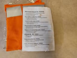 BMW GENUINE BMW Warning Safety Vest High Visibilty Jacket Orange 51419108443 — thumbnail 5