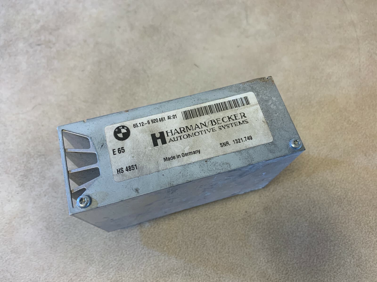 BMW 5 6 7 e60 e61 e63 e64 e65 e66 OEM HIFI Audio System Sound Amplifier AMP