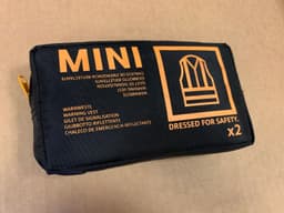 BMW BMW Mini OEM Warning Safety Vest Set x2 psc High Visibilty Jacket 82262288694 — thumbnail 5