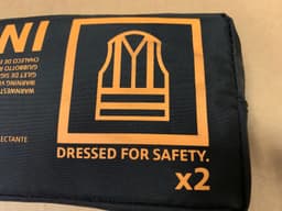 BMW BMW Mini OEM Warning Safety Vest Set x2 psc High Visibilty Jacket 82262288694 — thumbnail 10
