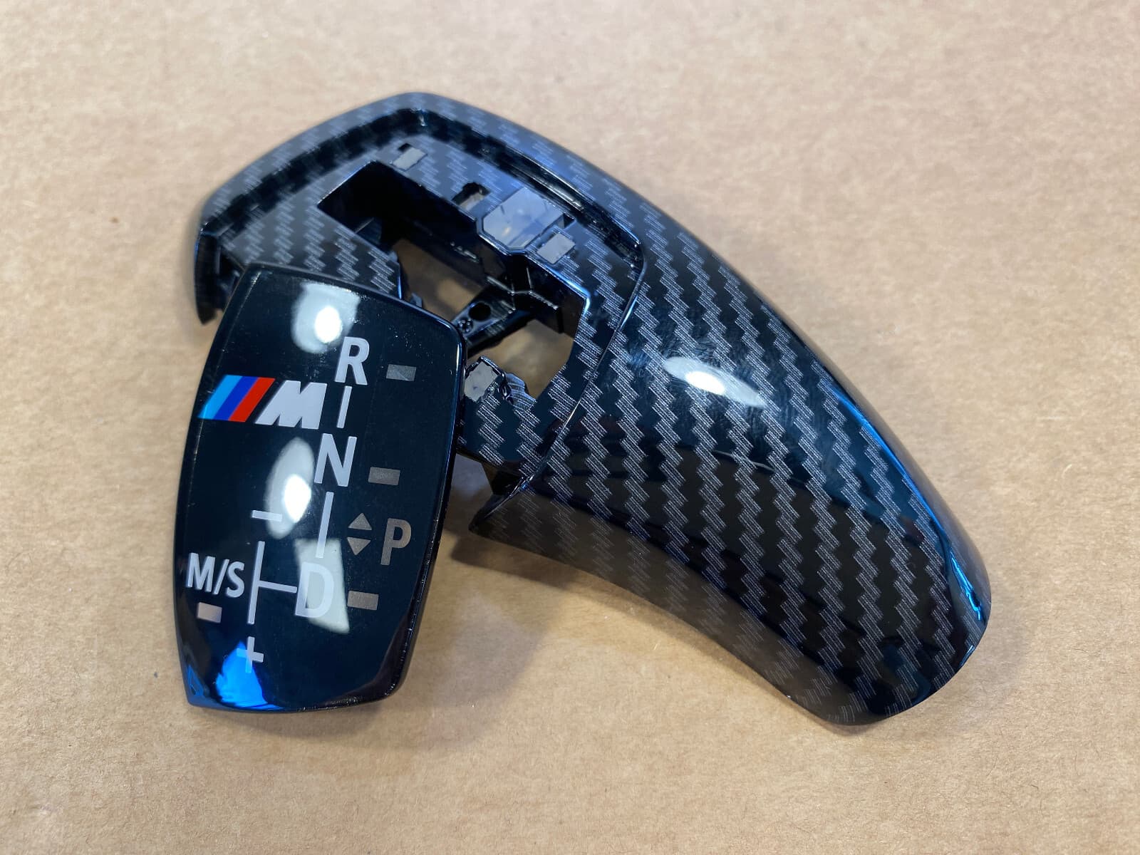 BMW BMW F10 F11 Central Gear Shift Knob Trim/Cover Carbon Fiber Look