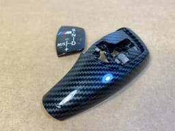 BMW BMW F10 F11 Central Gear Shift Knob Trim/Cover Carbon Fiber Look — thumbnail 3