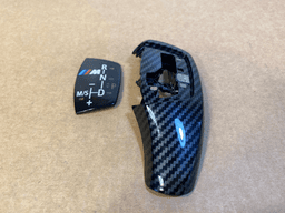BMW BMW F10 F11 Central Gear Shift Knob Trim/Cover Carbon Fiber Look — thumbnail 2