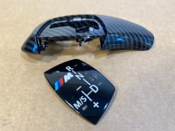BMW BMW F10 F11 Central Gear Shift Knob Trim/Cover Carbon Fiber Look — thumbnail 6