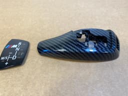 BMW BMW F10 F11 Central Gear Shift Knob Trim/Cover Carbon Fiber Look — thumbnail 4