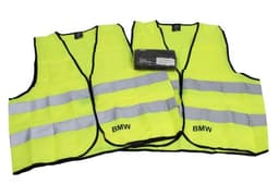 BMW GENUINE BMW Warning Safety Vest Set x2 psc High Visibilty Jacket 82262288693 — thumbnail 1
