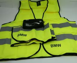 BMW GENUINE BMW Warning Safety Vest Set x2 psc High Visibilty Jacket 82262288693 — thumbnail 5