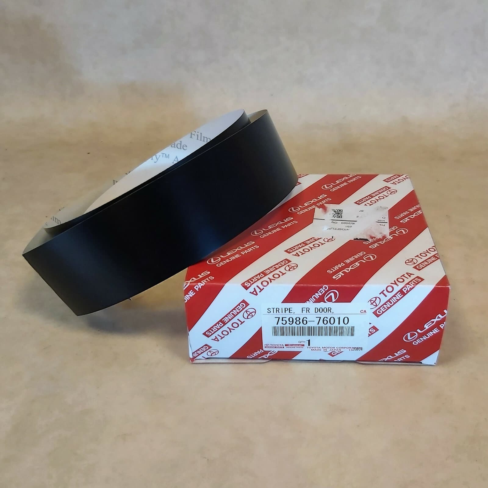 LEXUS GENUINE 2012 Lexus CT 200h STRIPE FRONT DOOR OUTSIDE LEFT 75986-76010 7598676010