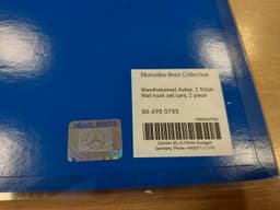 MERCEDES-BENZ GENUINE Mercedes Benz WANDHAKEN SET (2 piece) - Wall hook set cars B66950785 — thumbnail 5