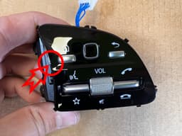 MERCEDES-BENZ Mercedes C118 C167 C177 C213 C238 C243 C463 AMG Steering Wheel BLACK Buttons SET — thumbnail 3