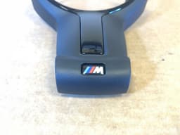 BMW BMW 1 2 3 4 5 6 F-series GENUINE M Steering Wheel Cover BLACK trim 32307846032 — thumbnail 4