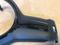 BMW BMW 1 2 3 4 5 6 F-series GENUINE M Steering Wheel Cover BLACK trim 32307846032 — thumbnail 7