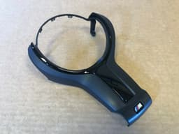 BMW BMW 1 2 3 4 5 6 F-series GENUINE M Steering Wheel Cover BLACK trim 32307846032 — thumbnail 1