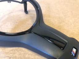 BMW BMW 1 2 3 4 5 6 F-series GENUINE M Steering Wheel Cover BLACK trim 32307846032 — thumbnail 4