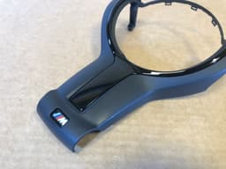 BMW BMW 1 2 3 4 5 6 F-series GENUINE M Steering Wheel Cover BLACK trim 32307846032 — thumbnail 9