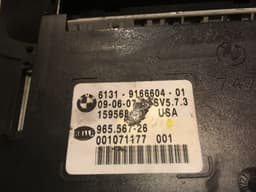 BMW BMW X5 E70 X6 E71 Original Gray Panoramic Sunroof Switch Panel 61319166604 — thumbnail 9
