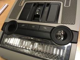 BMW BMW X5 E70 X6 E71 Original Gray Panoramic Sunroof Switch Panel 61319166604 — thumbnail 4