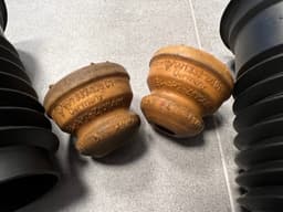 PORSCHE Porsche 911 991 OEM Rear Shock Coil Spring Spacer Insulator Duster LH & RH SET — thumbnail 3