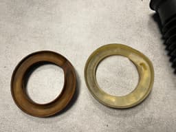 PORSCHE Porsche 911 991 OEM Rear Shock Coil Spring Spacer Insulator Duster LH & RH SET — thumbnail 8