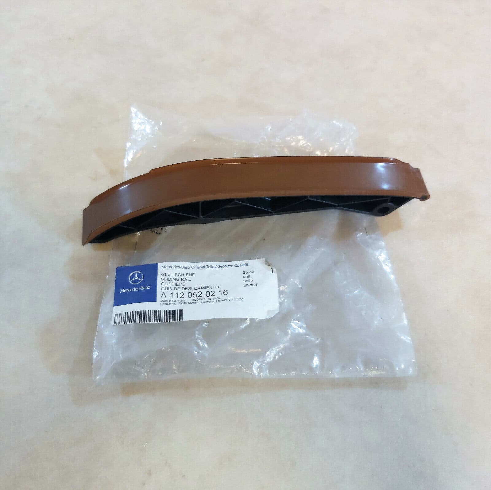 MERCEDES-BENZ GENUINE Mercedes Benz Timing Chain Tensioner Rail Lower Right 1120520216