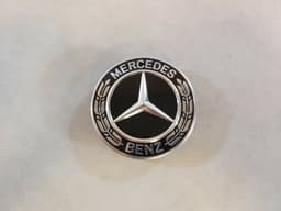 MERCEDES-BENZ Genuine Mercedes Benz BLACK Alloy Wheel Hub Centre Cap 75mm A2224002200 9040 — thumbnail 3