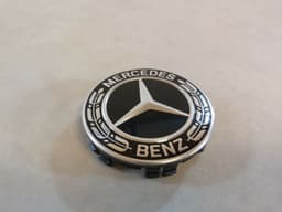 MERCEDES-BENZ Genuine Mercedes Benz BLACK Alloy Wheel Hub Centre Cap 75mm A2224002200 9040 — thumbnail 4