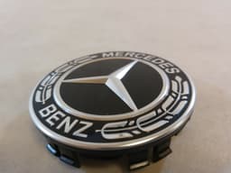 MERCEDES-BENZ Genuine Mercedes Benz BLACK Alloy Wheel Hub Centre Cap 75mm A2224002200 9040 — thumbnail 6