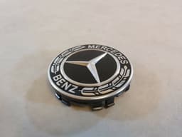 MERCEDES-BENZ Genuine Mercedes Benz BLACK Alloy Wheel Hub Centre Cap 75mm A2224002200 9040 — thumbnail 5