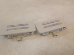BMW BMW OEM E90 E70 F25 SUN VISOR INTERIOR LIGHT 63316962014 - BIEGE SET X2 PCS — thumbnail 6