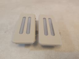 BMW BMW OEM E90 E70 F25 SUN VISOR INTERIOR LIGHT 63316962014 - BIEGE SET X2 PCS — thumbnail 5
