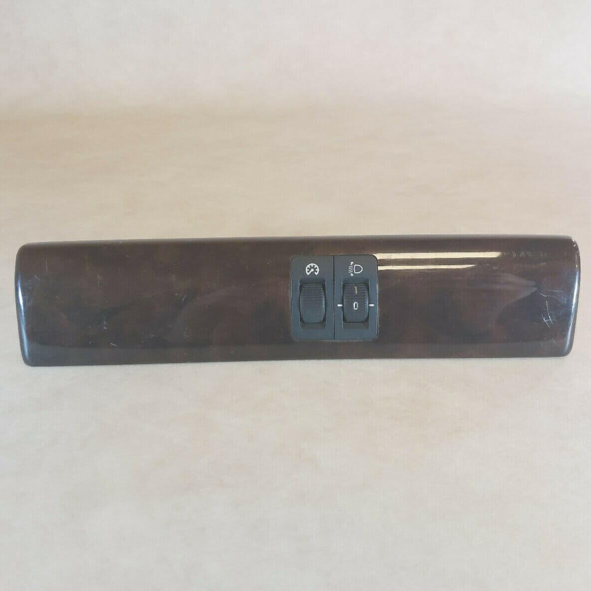 BMW Light Dimmer Switch Driver Side Dashboard Panel Wood Trim 61318352216